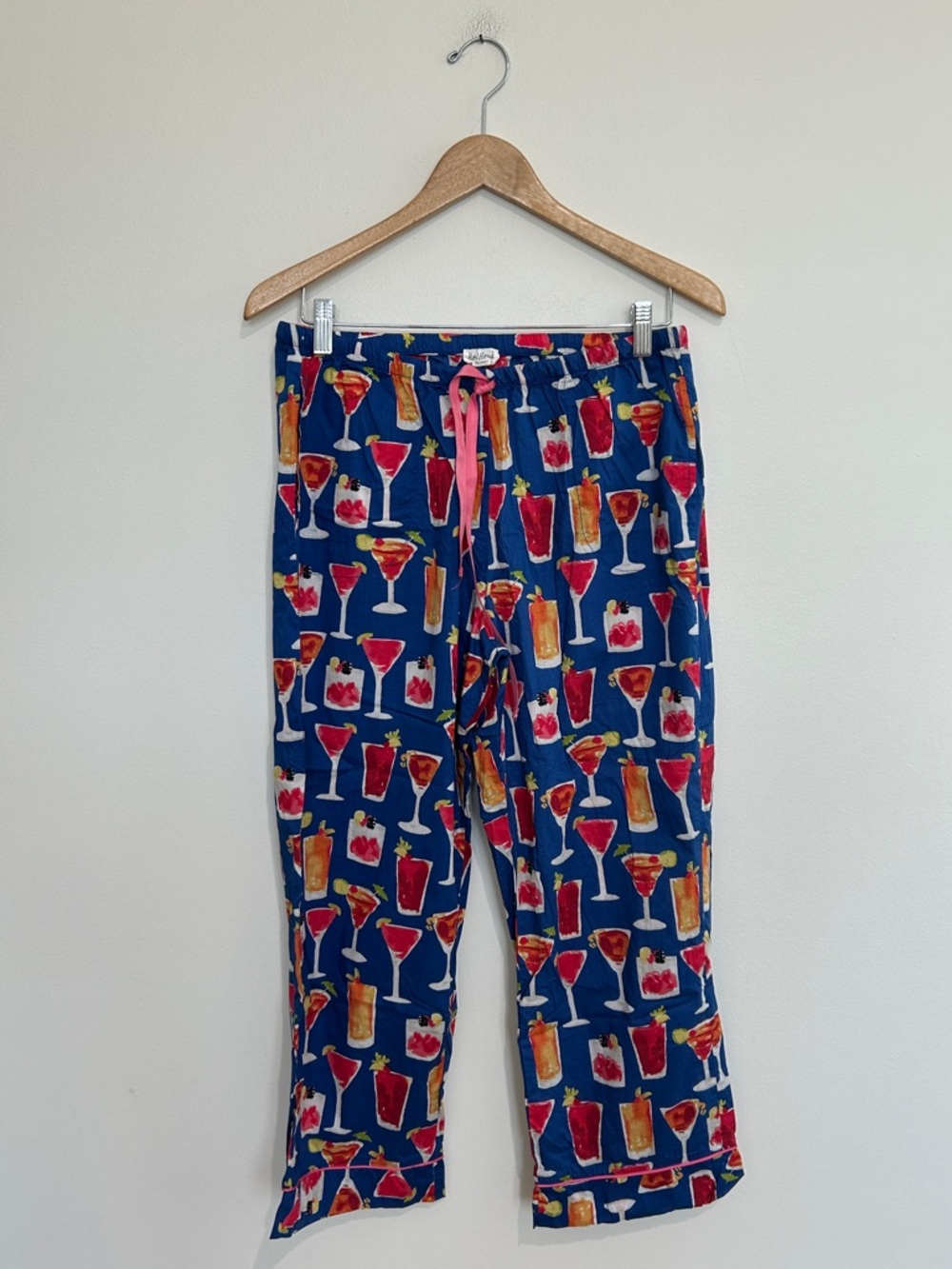 Bedhead Women’s  100% Cotton Mixed Drinks Pajama Set Size Large EUC - Picture 4 of 6